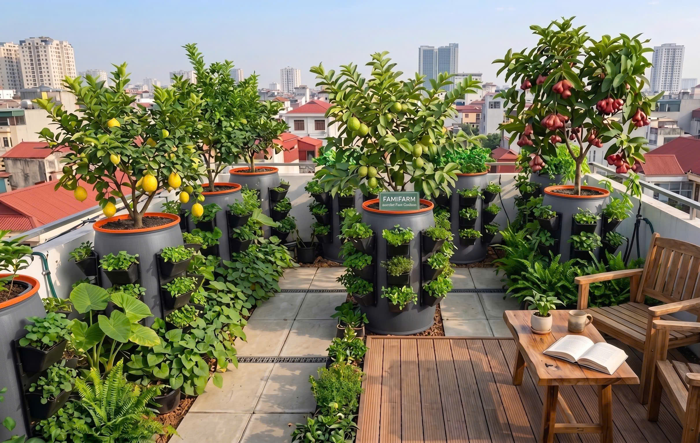 Mô hình nông nghiệp gia đình Famifarm thực tế